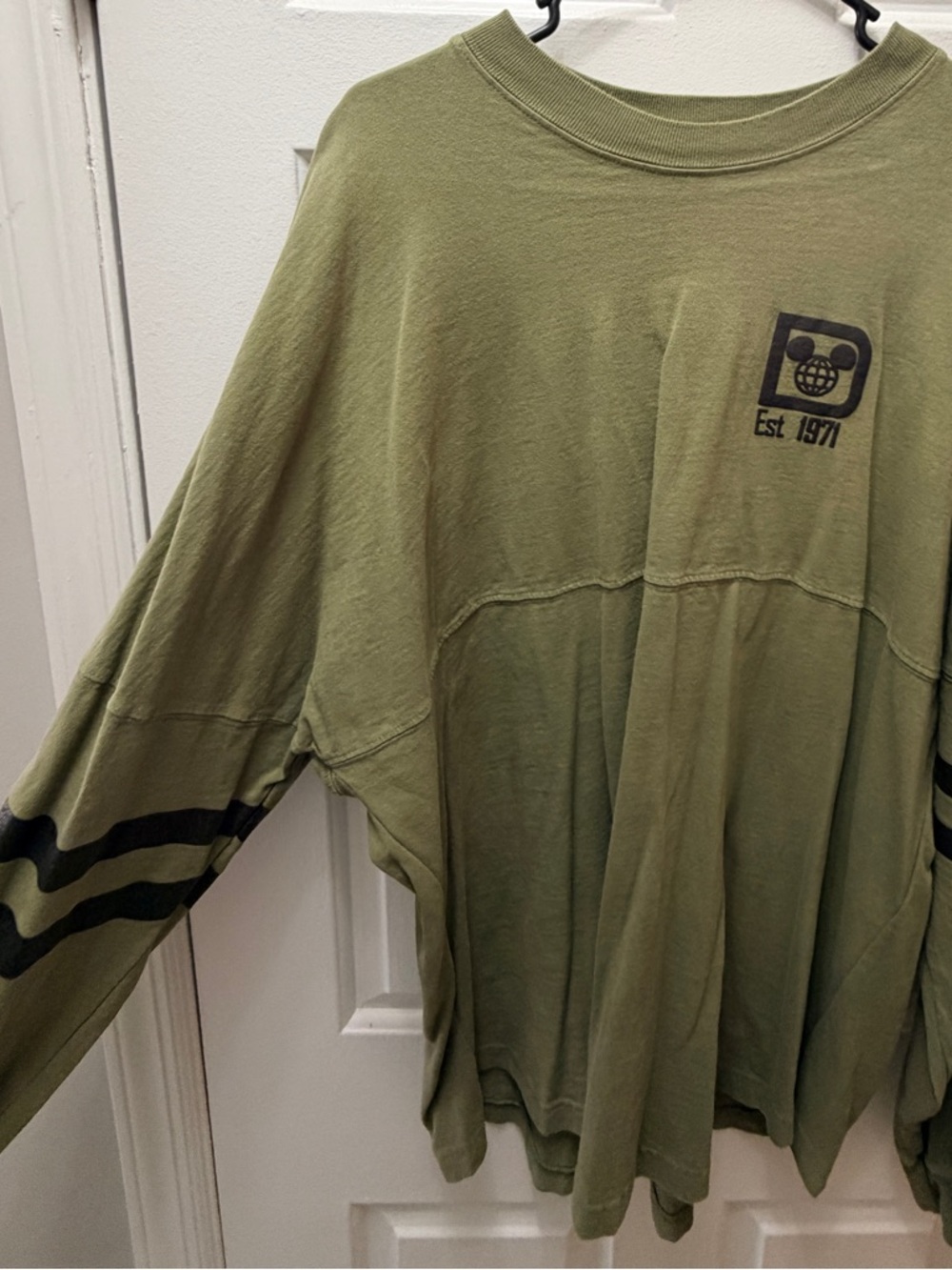 Disney Olive Green Long Sleeve Spirit Jersey